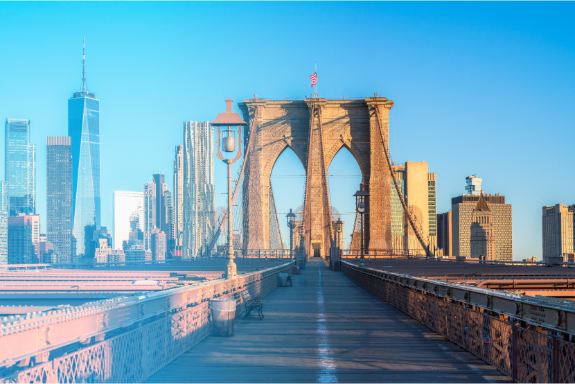 tw-photo-brooklyn-bridge-new-york-city-830-552 Brooklyn Bridge with Manhattan skyline at sunrise